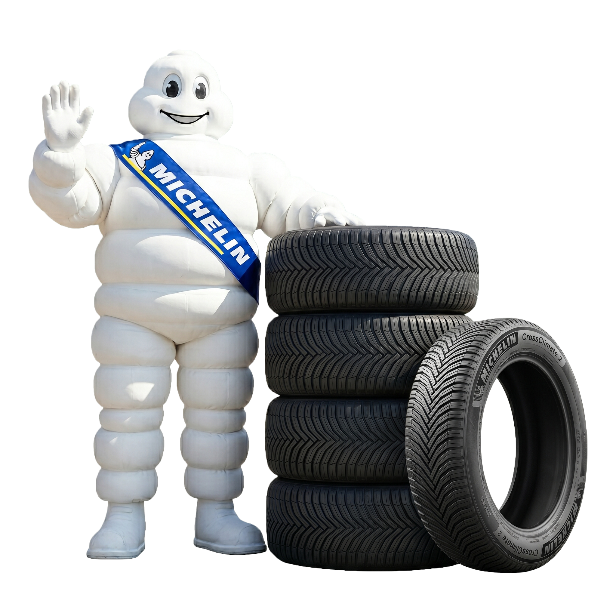A stack of Bridgestone tires